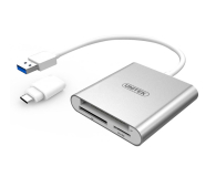 Czytnik kart SD UNITEK USB 3.0 + USB TYP-C; Y-9313D